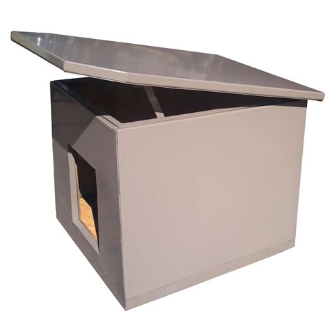 metal dog house roof|insulated chew proof dog house.